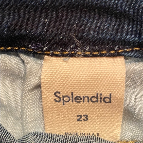 Splendid Dark Blue Super High Rise Bootcut Jeans…size 23 - Picture 5 of 7